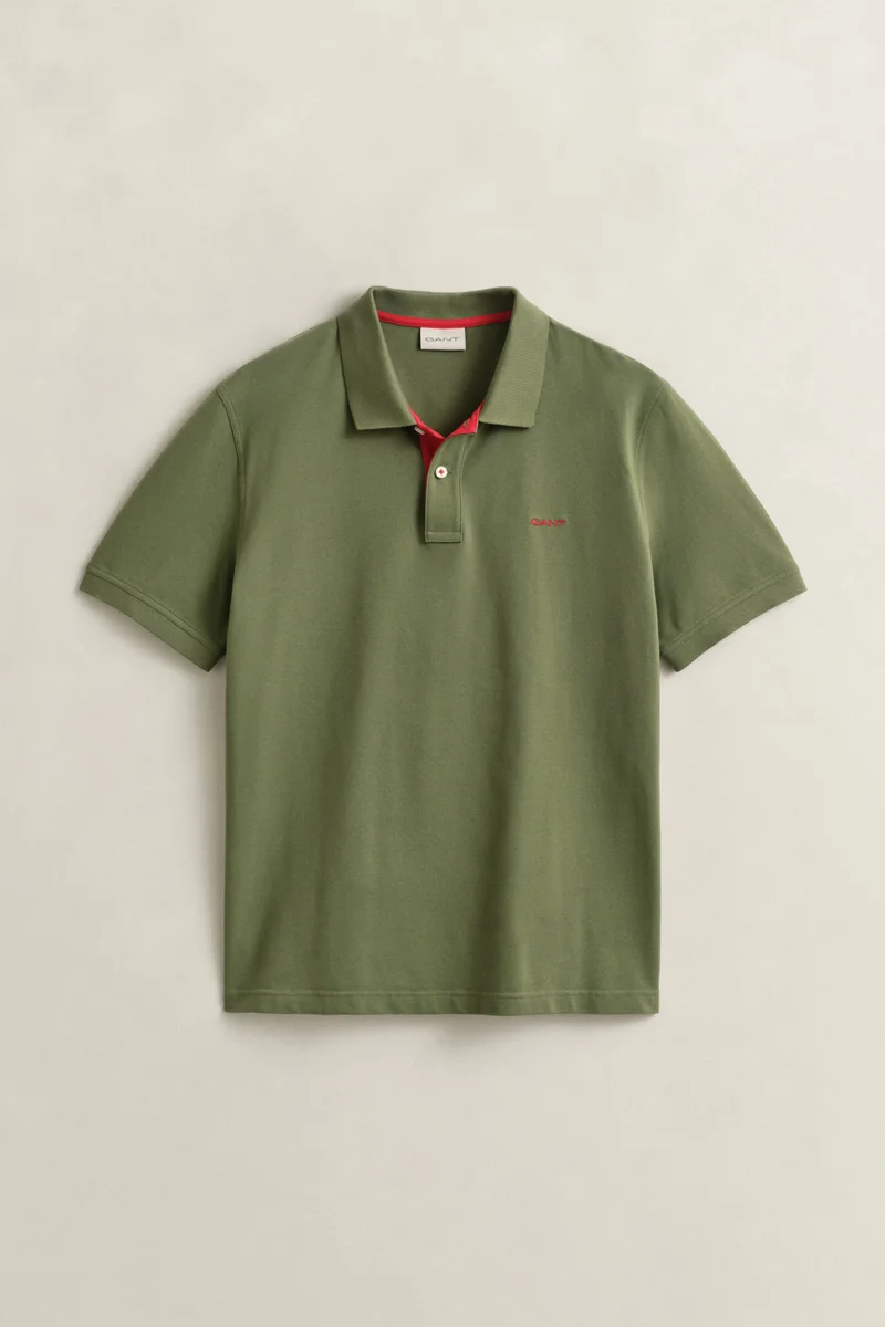 Gant  Regular Contrast Pique Short SleevePolo for Men | Best Price UAE
